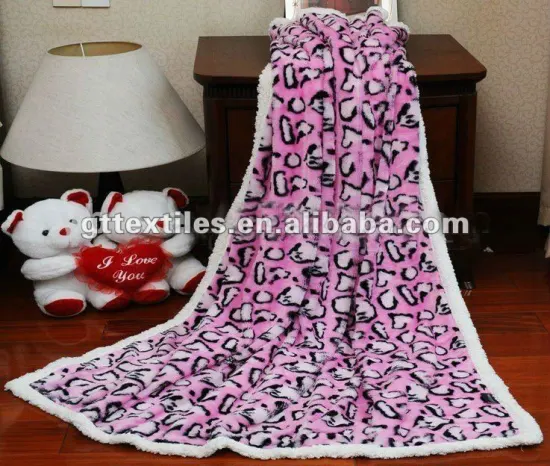 two layer high quality polar fleece blanket
