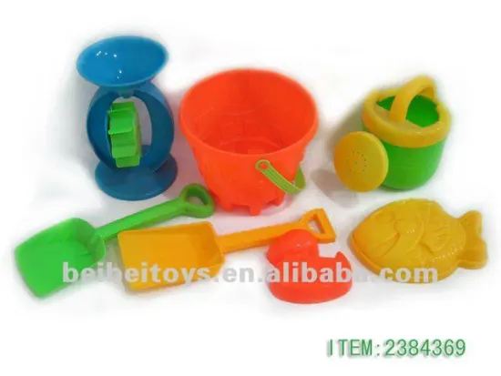 Plastic Beach Bukcet and Spade for Sale