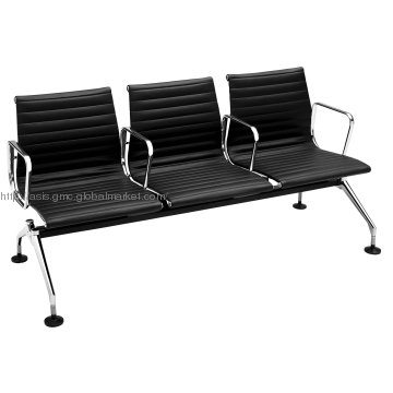 Replica eames waiting chair, airport chair