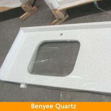 Crystal Series Man made White Quartz Countertop Stone