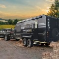 Mini Trailers de viagem de caravana Popular Design 19ft Hardtop