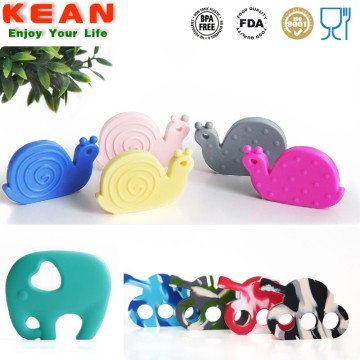 BPA Free Baby Toys Natural Rubber Teether 100% Food Grade Silicone teether