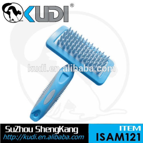 Professional pet massage brush with comfortable handle