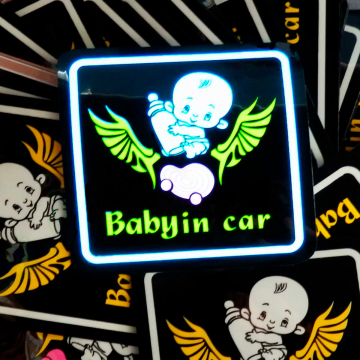 Wholesale Finegreen Lighting EL Luminous Car Decoration LED Stickers