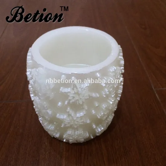 LED flameless candles led round shaped carved candles led candle light led paraffin wax candle light
