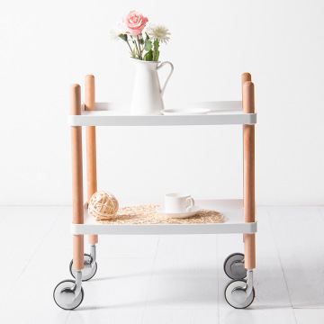 Modern Plastic Storage Cart for Hair Salon or Household Use