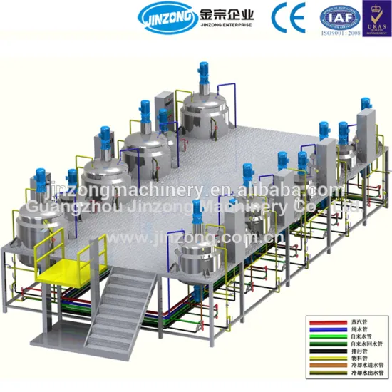 Jinzong 500 ltr Dishwashing Cleaning Liquid mixing making machine