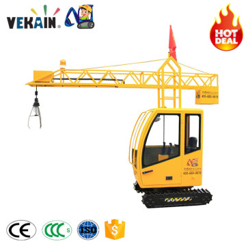 Vekain Electric Children's Tower Crane Amusement Park Equipment à vendre