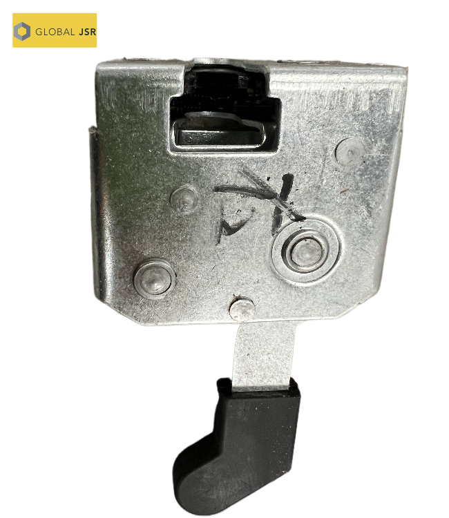 Excavator right window lock assembly