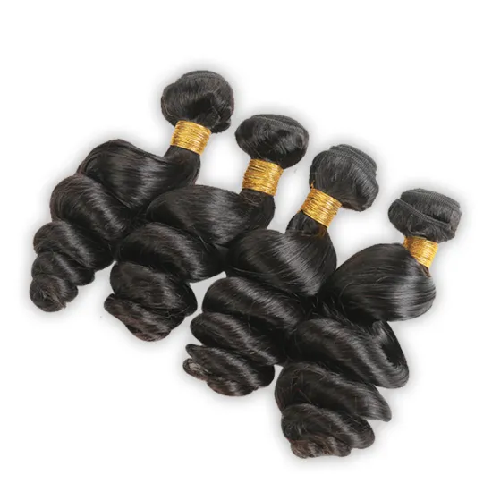 factory hot sell loose wave raw indian peruvian human hair with frontal cuticle aligned extension