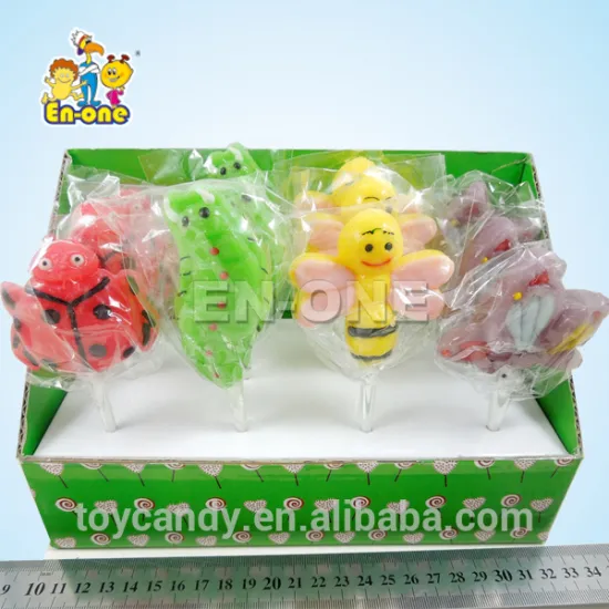 35g cartoon insects lollipop