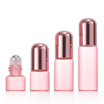 5ML Pink Glass Roller Bottle Essential Oil Bottles