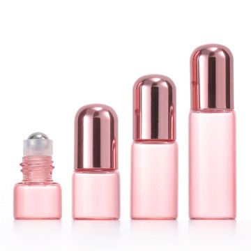 5ML Pink Glass Roller Bottle Essential Oil Bottles