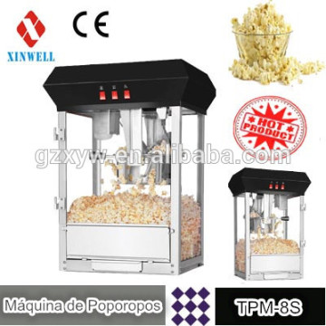 High quality CE certified electric commercial popcorn machine for sale TPM-8S
