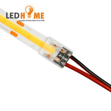 IP20 COB LED Strip Connector สำหรับ 6 มม., 8 มม., แถบคริสตัล 10 มม. โดยไม่มีจุด
