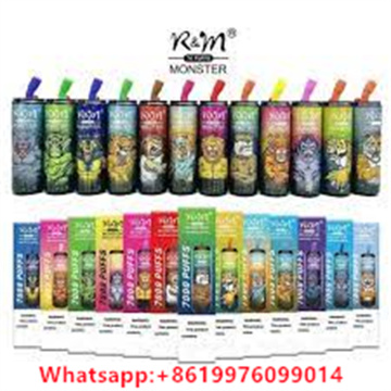 R&M Monster Fruity Flavored Disposable Vapes