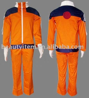 Naruto Uzumaki Naruto 1st Cosplay Costume Set