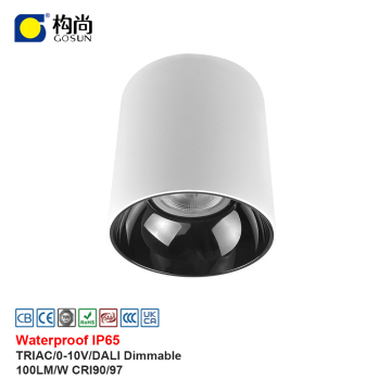 72W IP65 Waterproof LED Downlights - Aluminium Hotel Surface Mounted Recessed COB LED Light