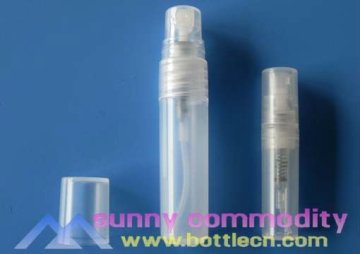 sc050117 clear plastic perfume bottle