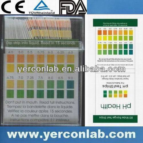 one step pH strip CE ISO FDA