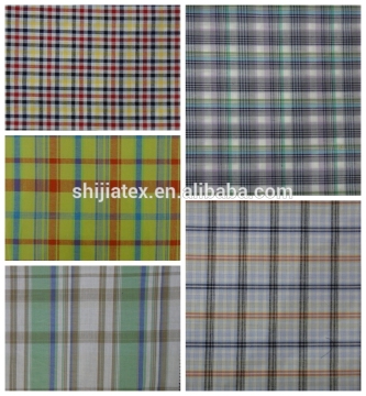 100% COTTON YARN DYED SHIRTING FABRIC STOCKS