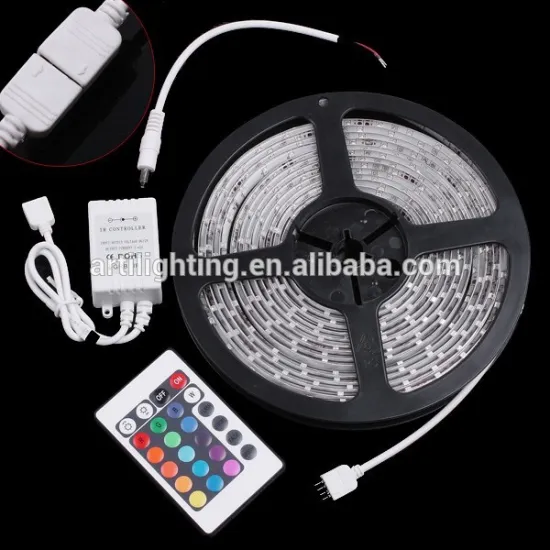SMD Flexible package rgb strip light with accessories