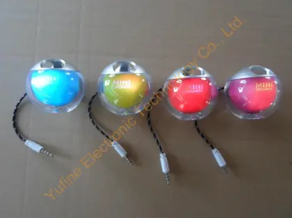 2015 newest mini speaker, led light apple speaker, Sales Promotion Electronic products, popular fashion speaker