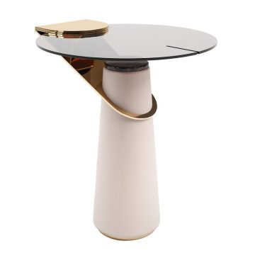 Eclipse Side Table with MDF