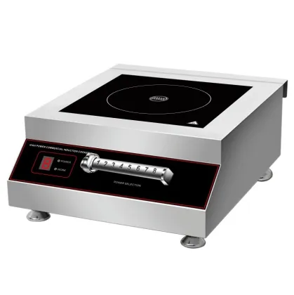 5000W Commercial Flat Electromagnetic Stove - Induction Cooker for Soup