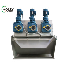 Water Treatment Volute Screw Press Sludge Dewatering Machine