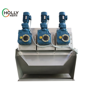 Wastewater Treatment Sludge Dewatering Screw Filter Press