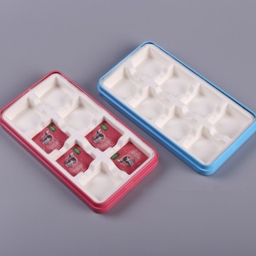 Biodegradable Disposable Paper Pulp Tray Tea Packing Insert