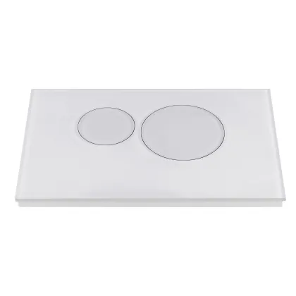ABS Plastic Dual Flush Wall-Mounted Toilet Flush Plate