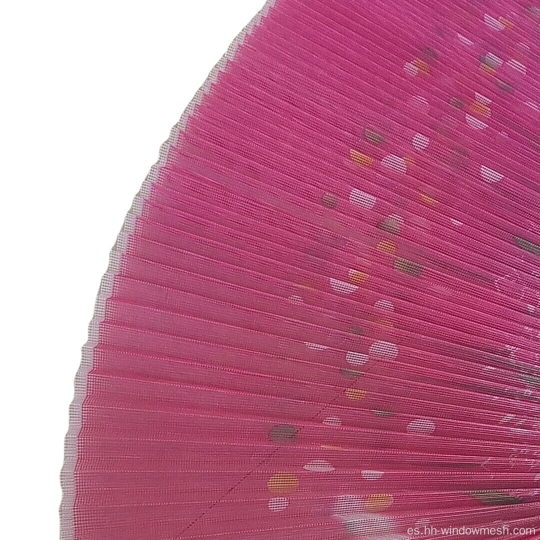 pantalla de cortina de poliéster que puede imprimir flores de color