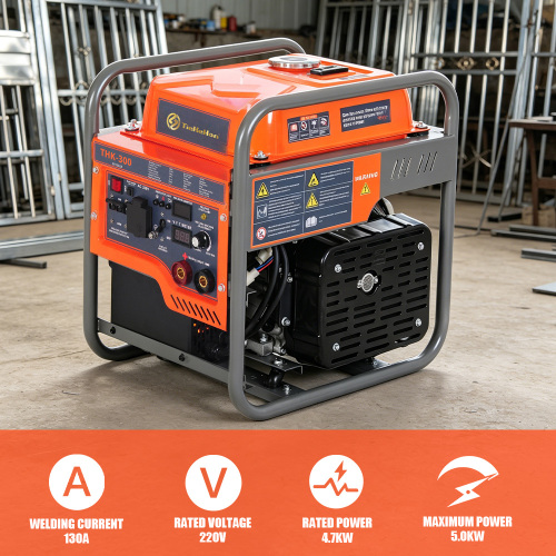 Corriente ajustable del generador del soldador de gasolina 4.7kW
