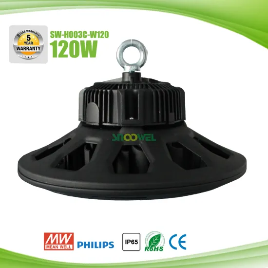Cheap industrial ufo 120w led high bay lighting 5 years warranty