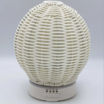 2024 OEM ODM Custom ätherisches Öl -Luftbefeuchter Rattan Aroma Ultraschall tragbarer elektrischer Landstil Diffusor