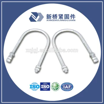 Galvanized ANSI U Bolt with Washer for overhead line tools Bracket U type bolt