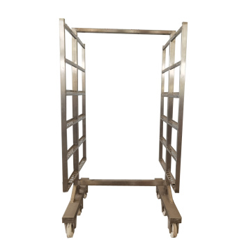 door folding steel galvanized trolleys