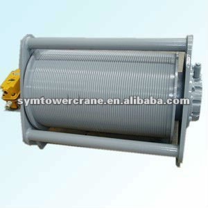 tower crane trolley winch without motor for trolley mechanisms