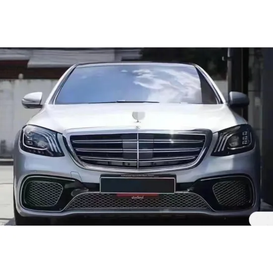 PP Plastic Car Accessories Front Bumper Rear Bumper Headlights Taillights for Mercedes Benz S Class W222 (2014-)