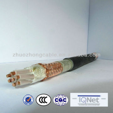 Low-Smoke Halogen-Free Copper core XLPE Insulated and Sheathed Copper wire woven shielded control cable