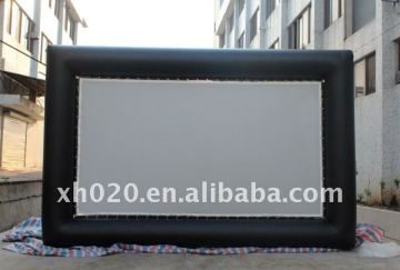 Hot sale indoor or outdoor commercial grade vinyl tarpaulin inflatable projector screen