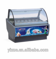 China OEM factory hard ice cream display refrigerator