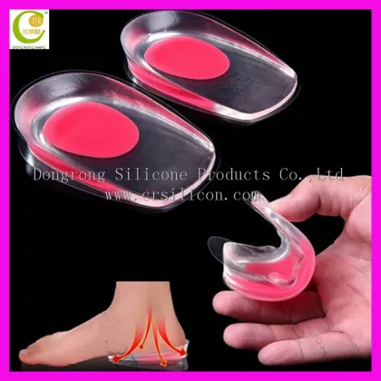 Soft Comfort Cushion Foot Care Shoe Pad Silicone Gel Deodorant Orthotic Insoles Antibacterial Sport Insoles Fashion