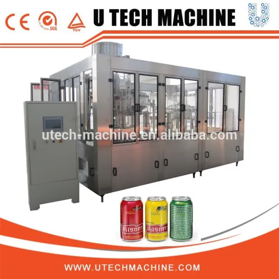 2000Pcs/h Carbonated Soft Drink Canning Machine
