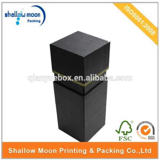 wholesale high quality custom design black gift box