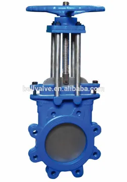 4 inch gate valve / electrically actuated knife gate valves / sluice valve