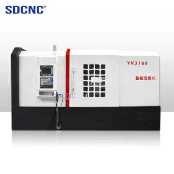 YK3180 4-axis High Quality CNC Gear Hobbing Machine
