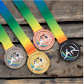 Low MOQ Custom Religious Football Sport Medals Gold Zinc Alloy Soccer Medal Souvenirs Die Casting Metal Low Price Sublimation
